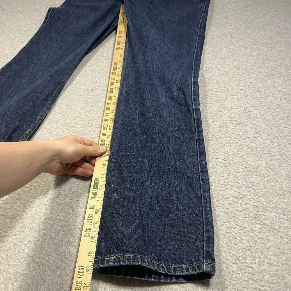 Vintage Levis Jeans Mens 33x32 (Fit 32x32) Blue 517 Bootcut Cowboy Western Dark